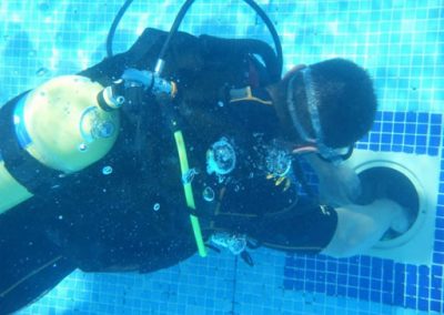 Reparación de tubería sin obras en piscinas con mangaflex