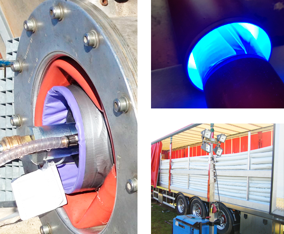 usos y utilidades de mangaflex para tuberías sin obras