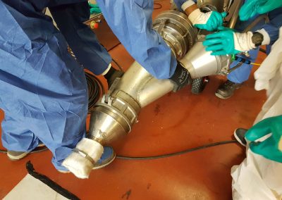 Reparación sin obras de tubería con mangaflex