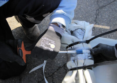 Reparación de tubería sin obras